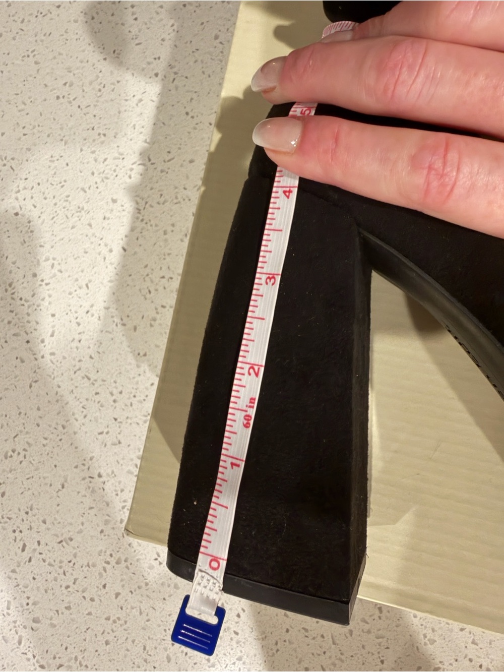 Nordstrom Black Platform Chain-Accent Block Heel Pumps - Picture 8 of 12